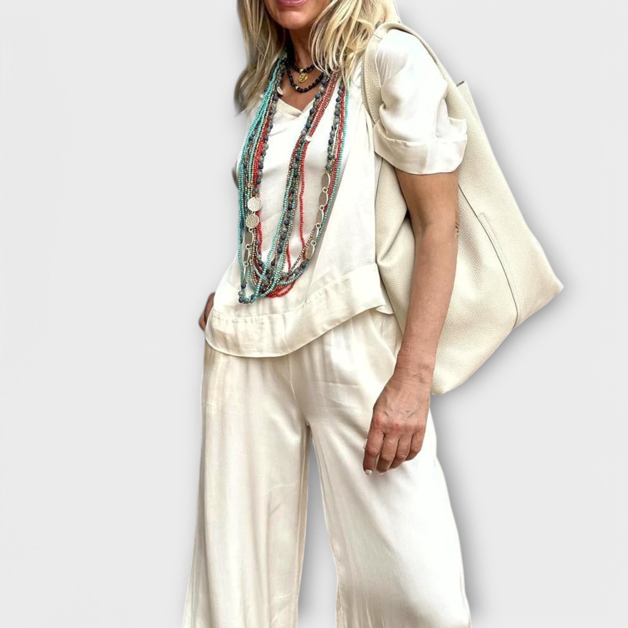 Komplet bluzki i spodni Hazel Elysian Elegance