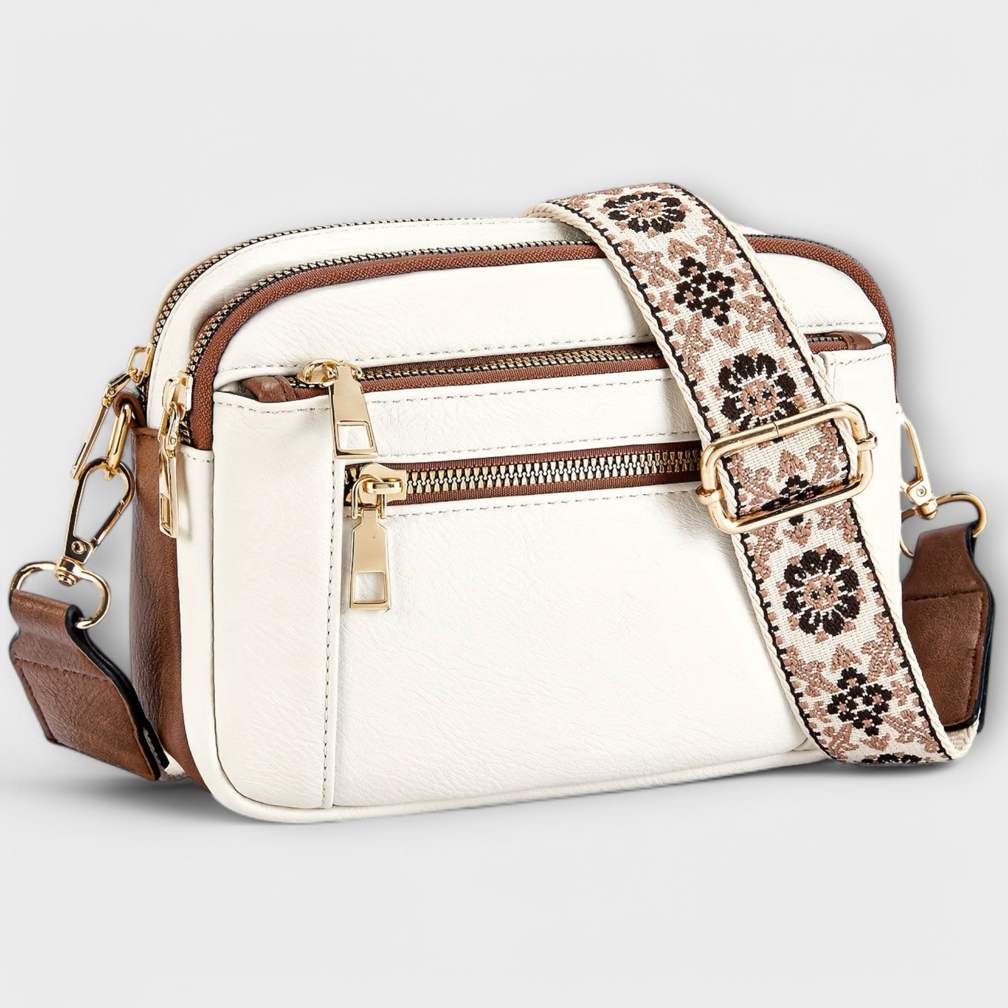 Flair. - Crossbody Torba ze skóry wegańskiej