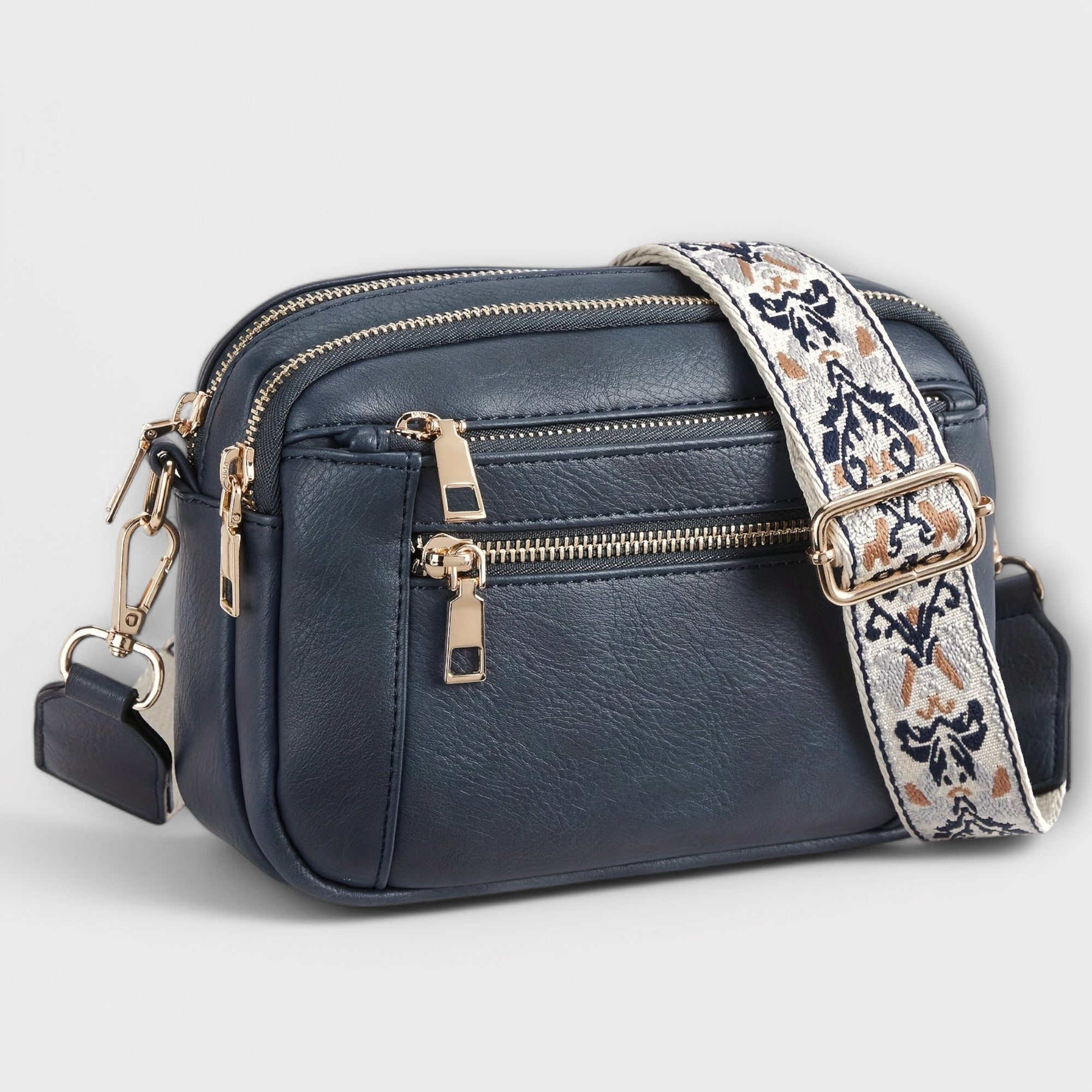 Flair. - Crossbody Torba ze skóry wegańskiej
