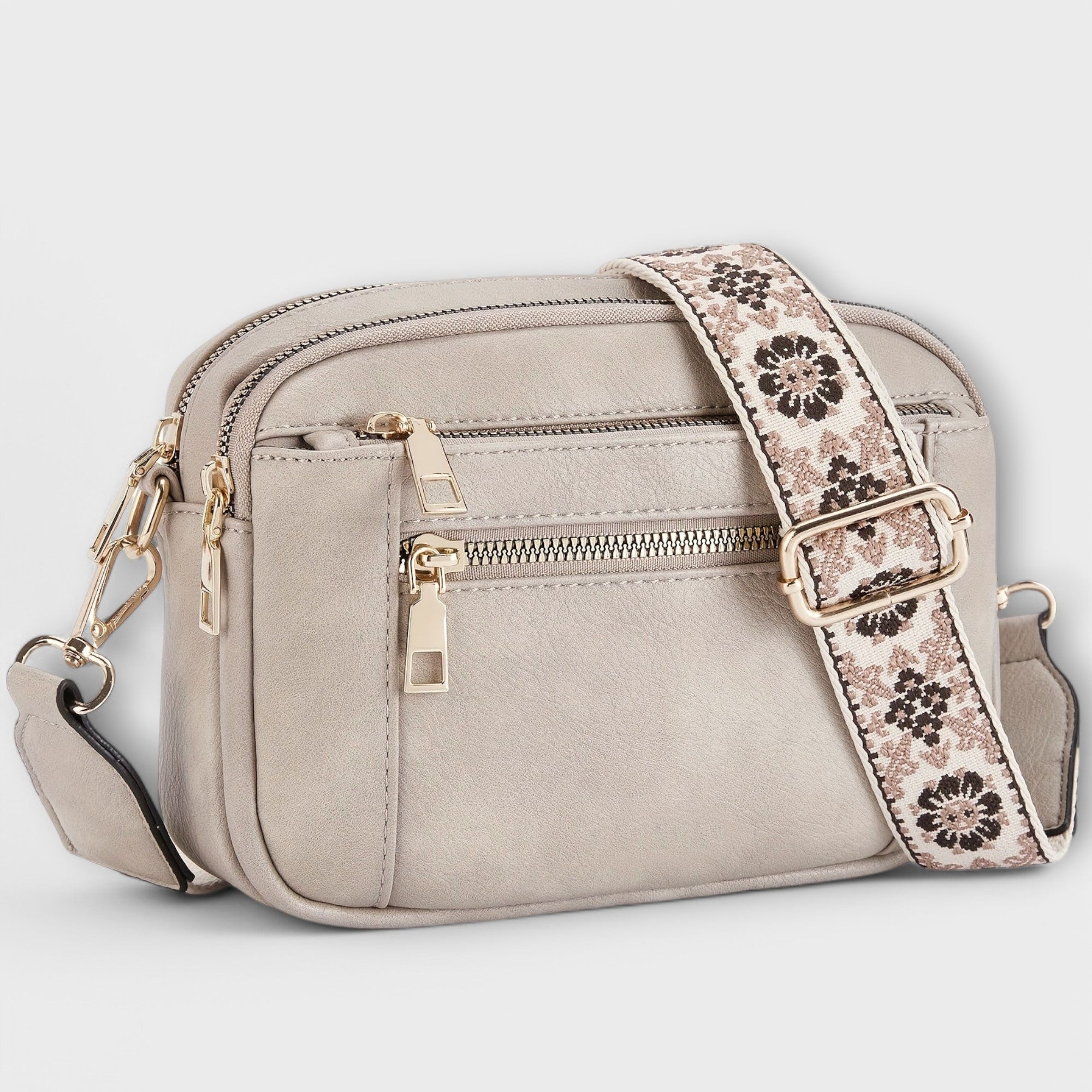 Flair. - Crossbody Torba ze skóry wegańskiej