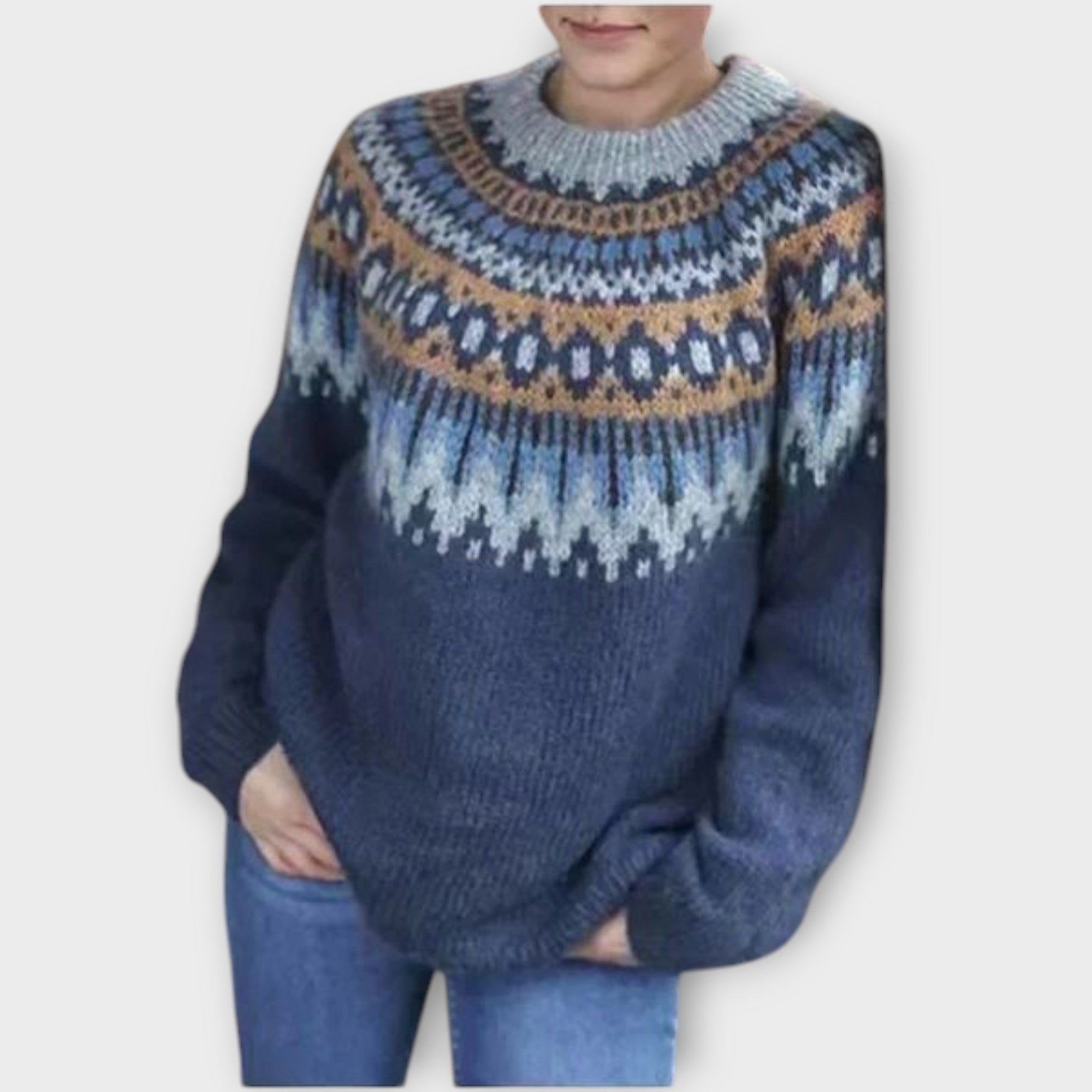 Ella - sweter Fair Isle