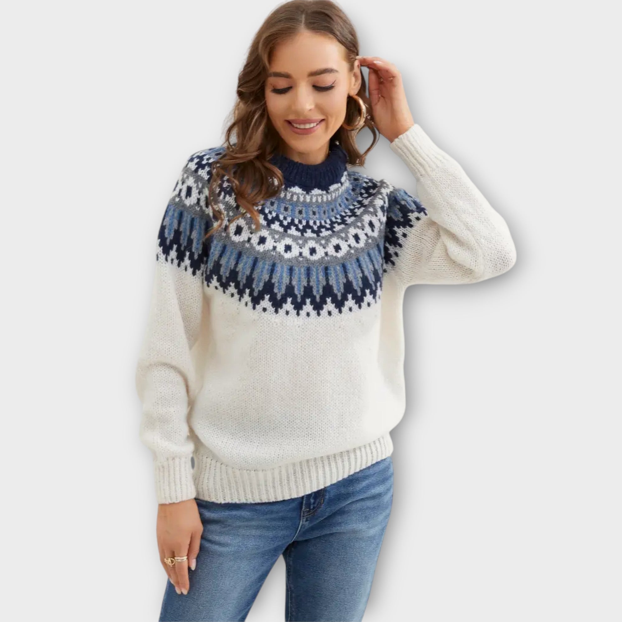 Ella - sweter Fair Isle