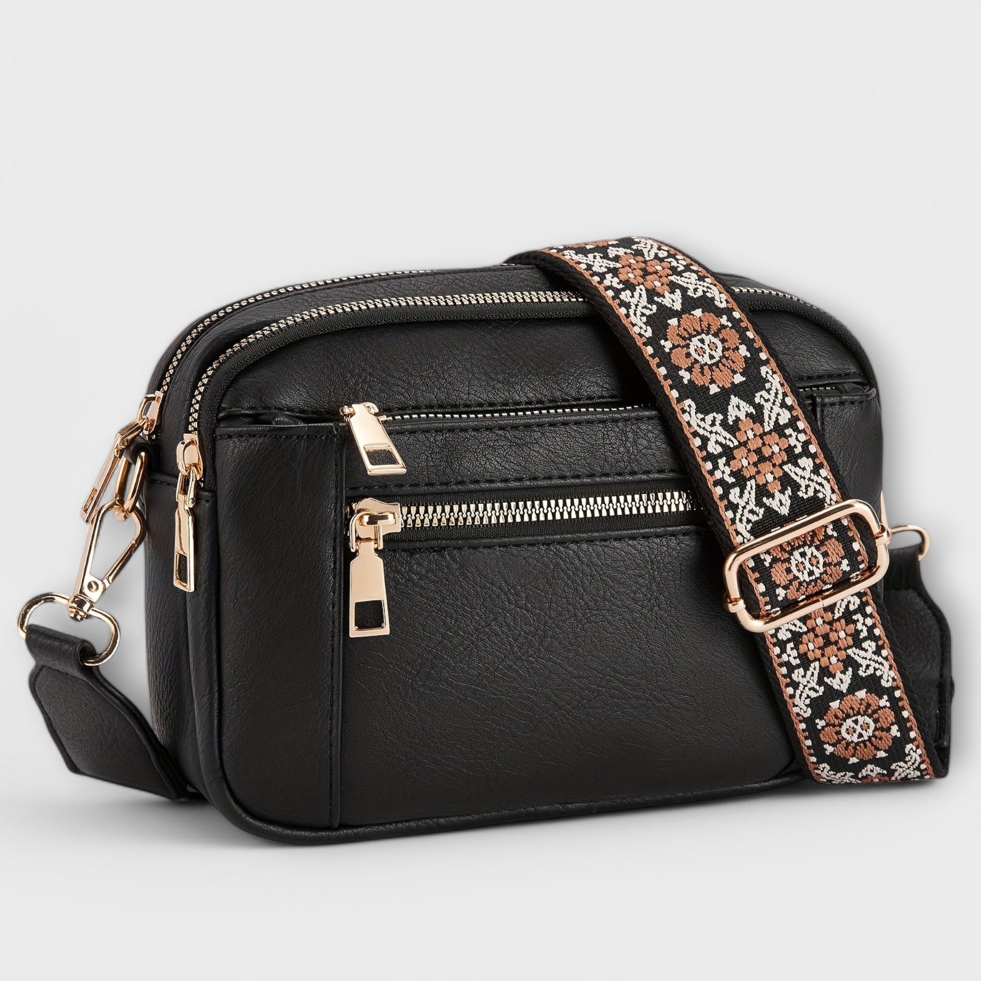 Flair. - Crossbody Torba ze skóry wegańskiej