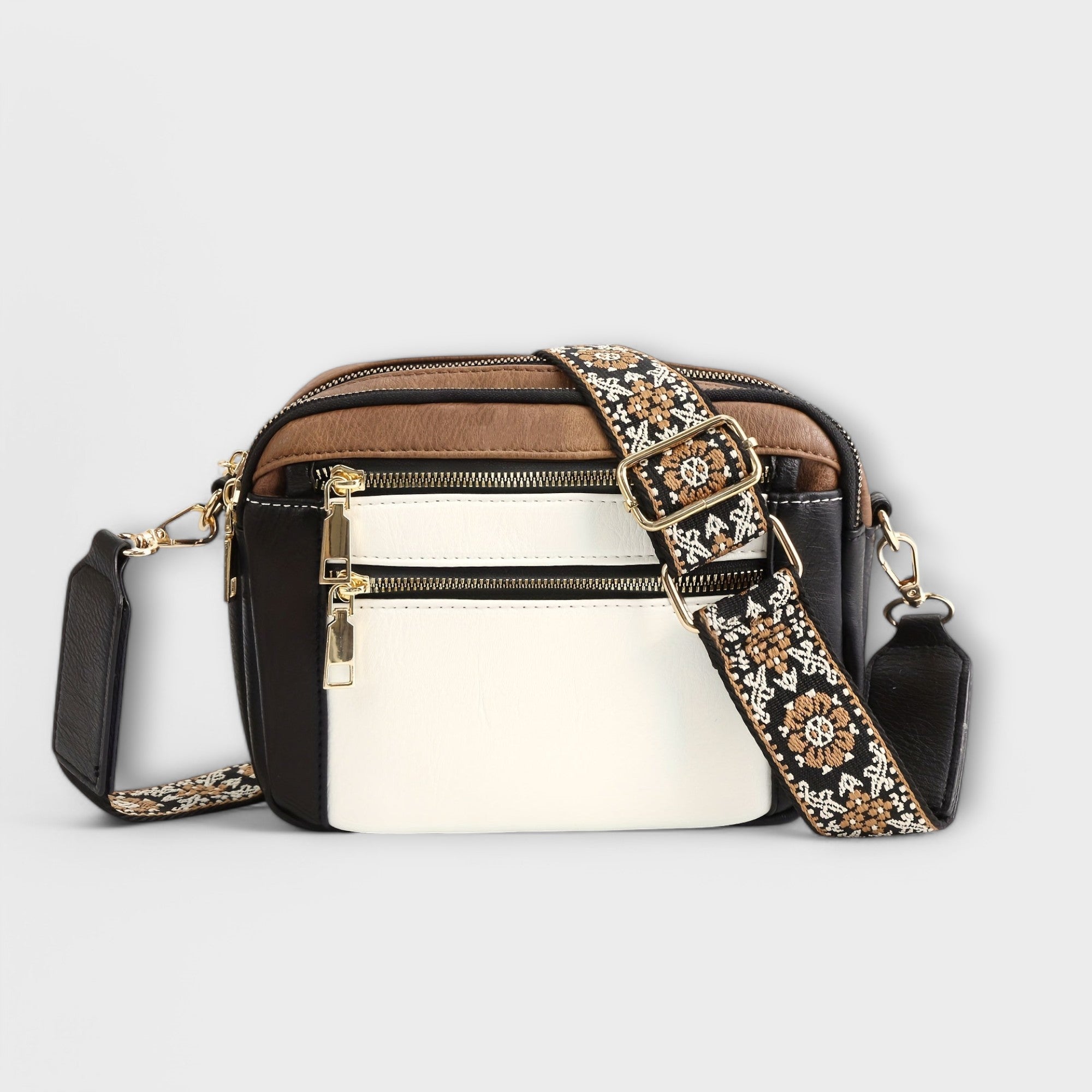 Flair. - Crossbody Torba ze skóry wegańskiej