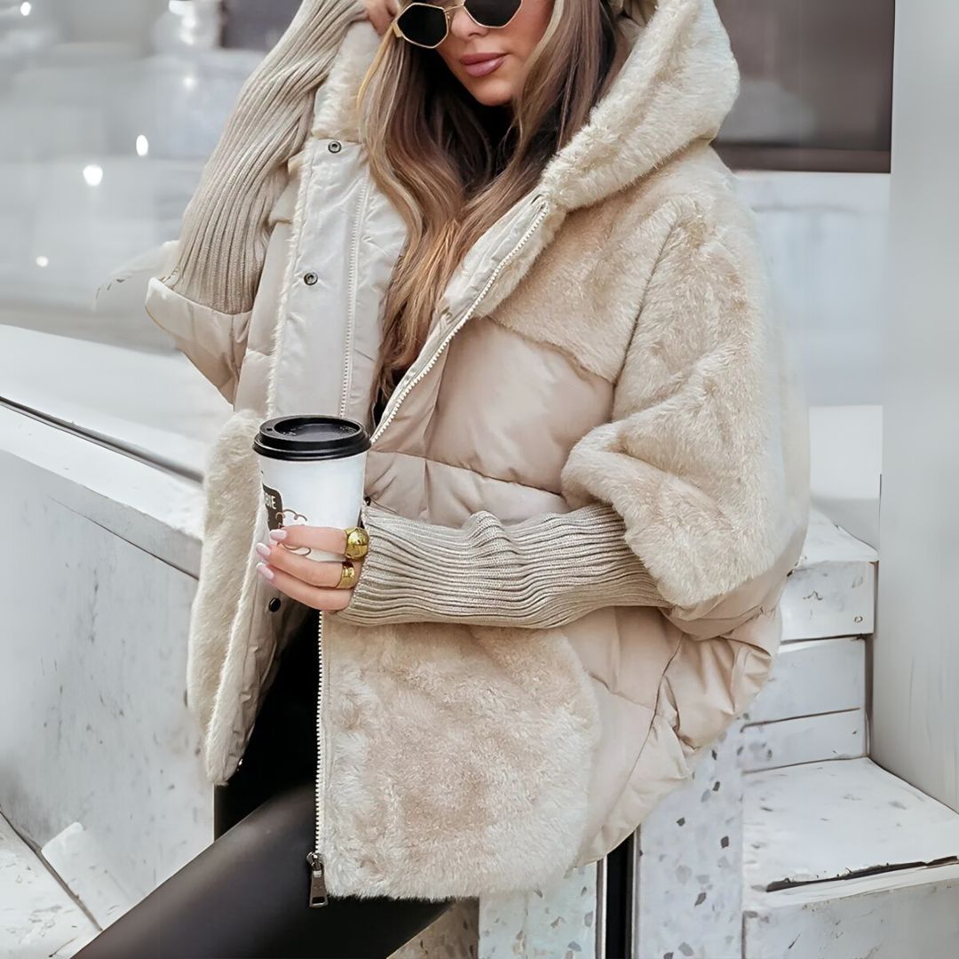 Ava - kurtka puchowa z pluszową mieszanką