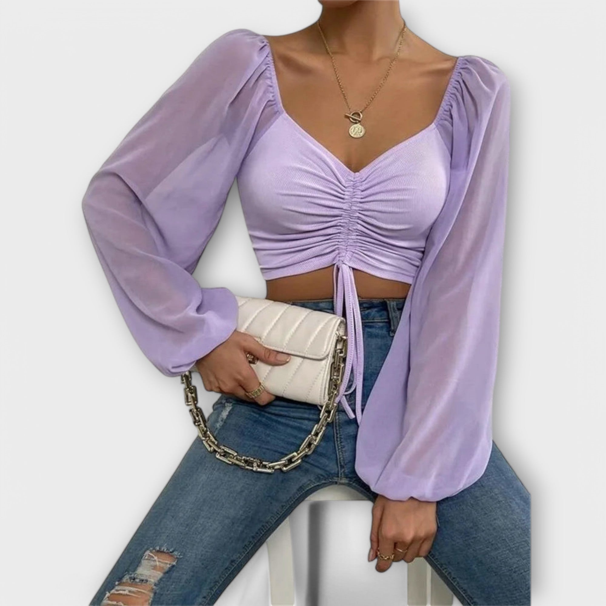 Jacqueline - Wszechstronna bluzka wieczorowa