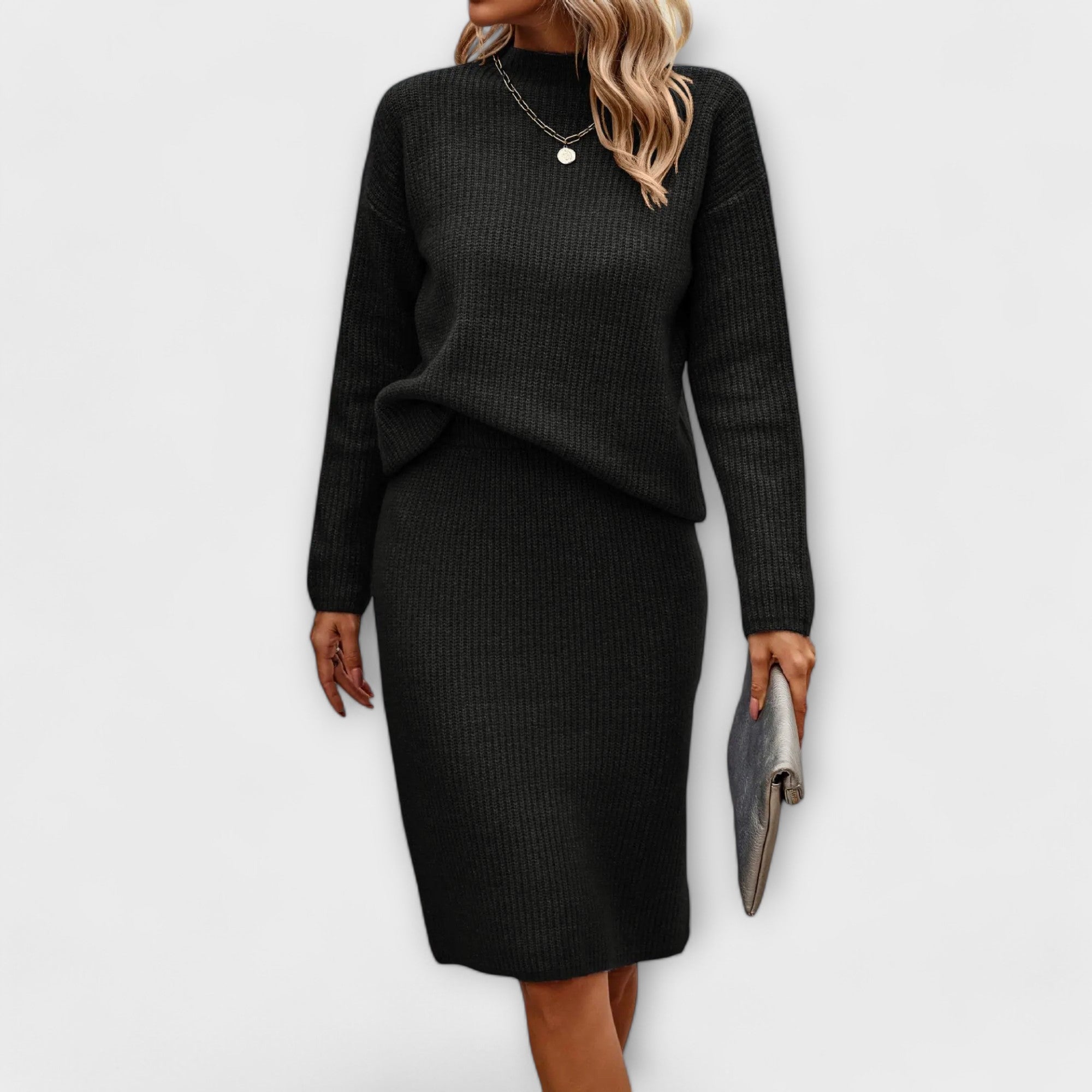 2-częściowy sweter i spódnica