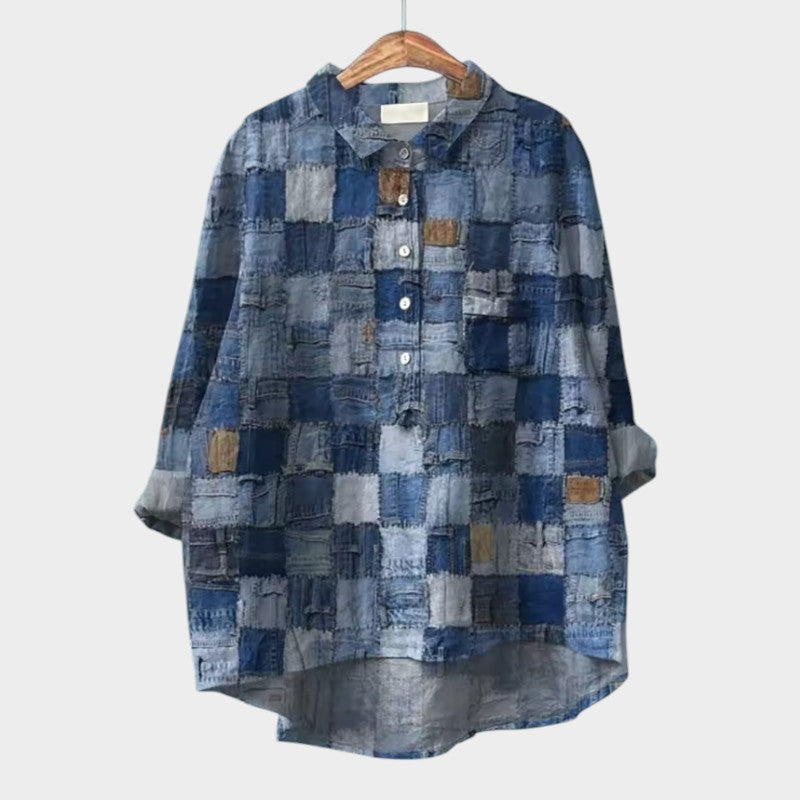 Marie | Premium Bluzka z kwiatowymi wzorami