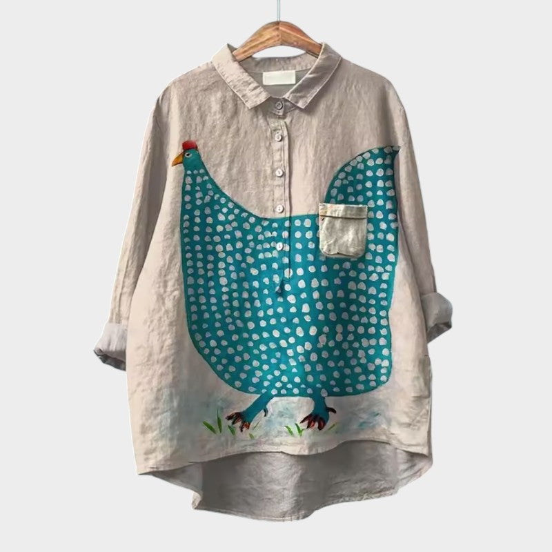 Yvonne | Premium Bluzka z Koronką