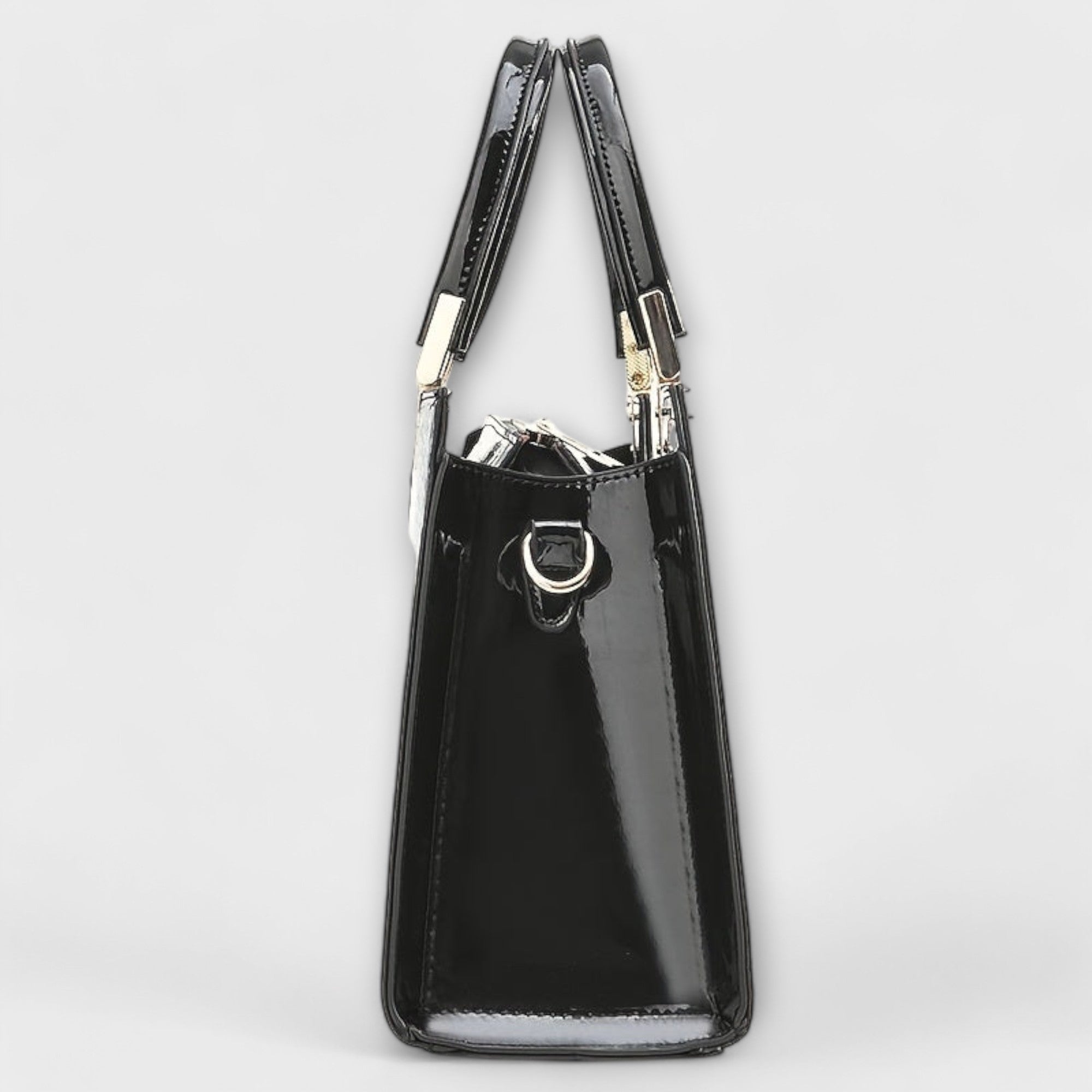 Flair. - Błyszcząca torebka w krokodyli wzór