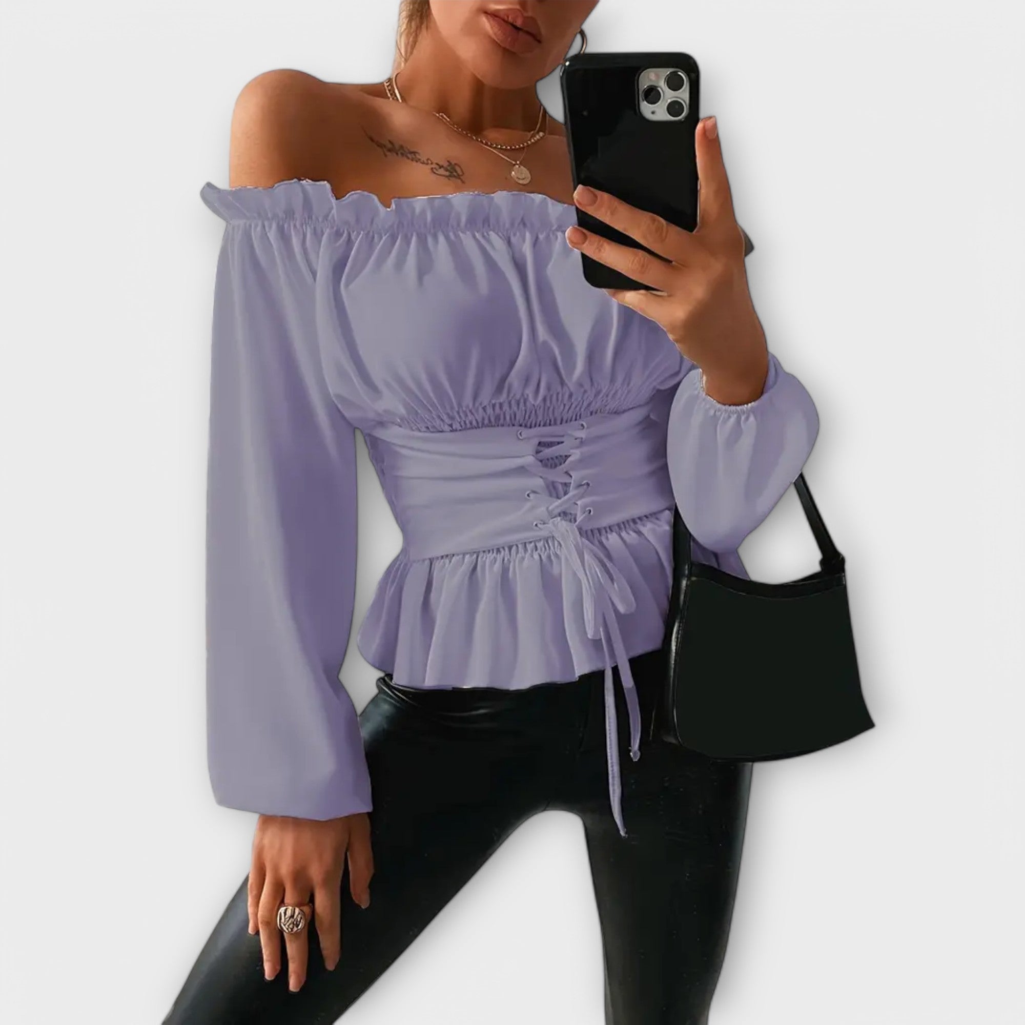 Amelia - Bluzka z falbankami