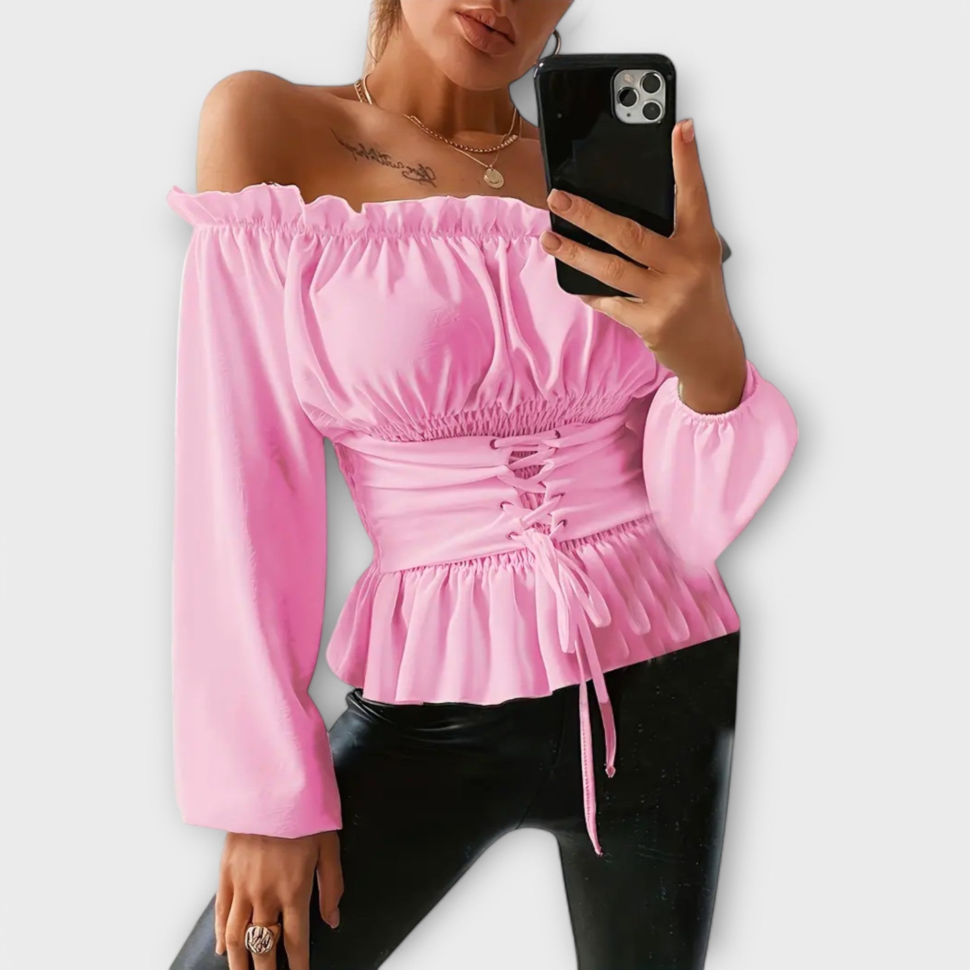 Amelia - Bluzka z falbankami