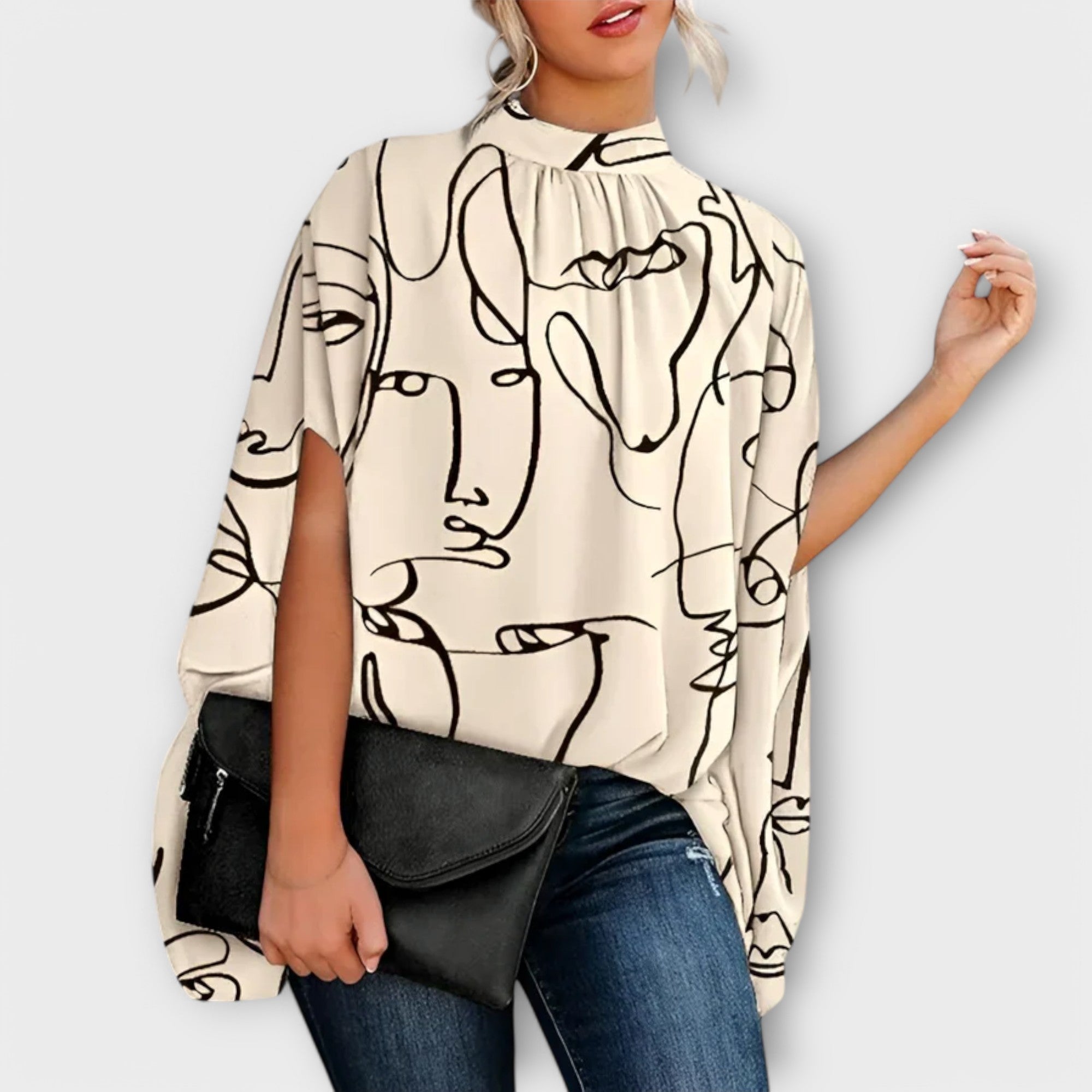 Jacqueline - Uniwersalna bluzka wieczorowa