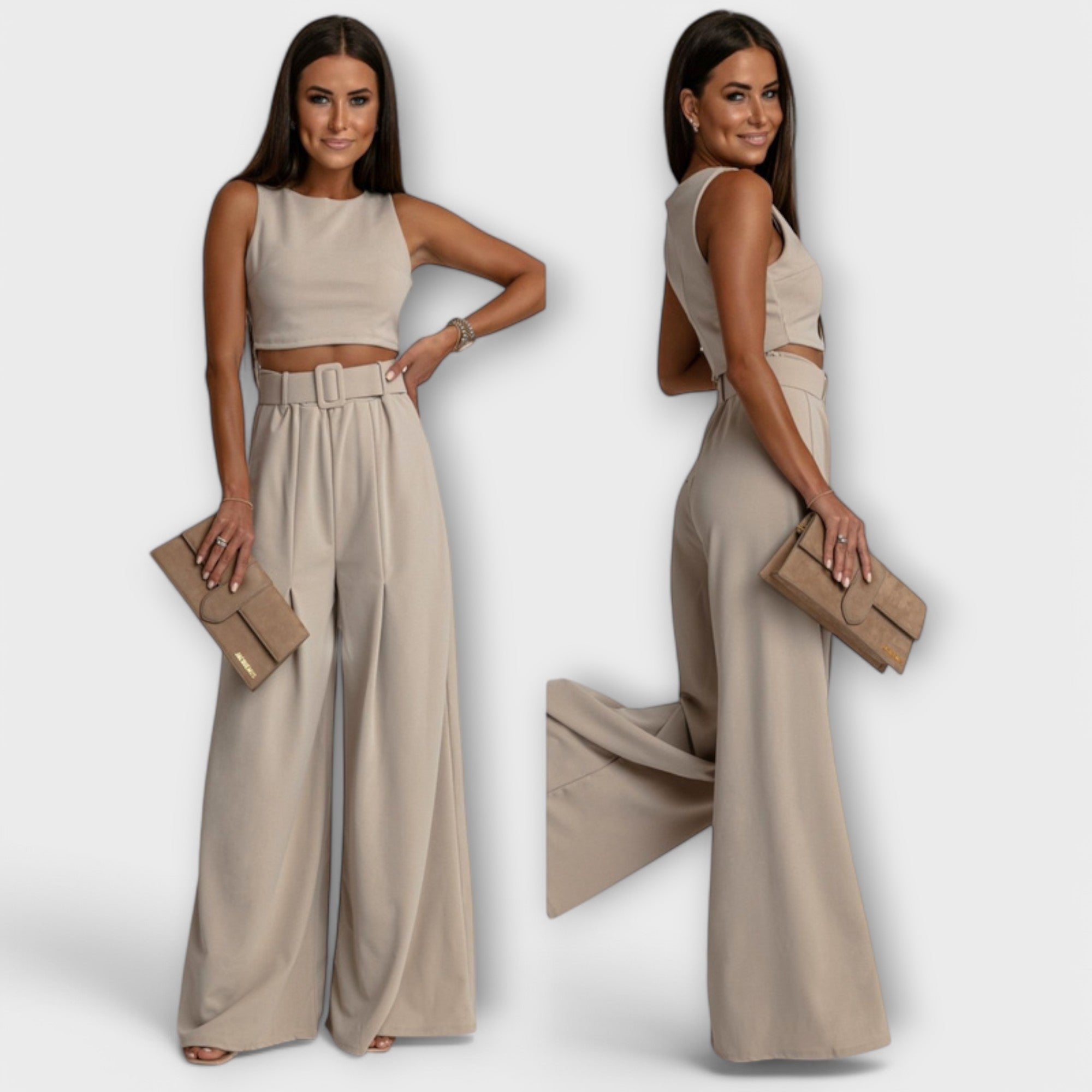 Elegancki Dwuczęściowy Komplet Damski Danita