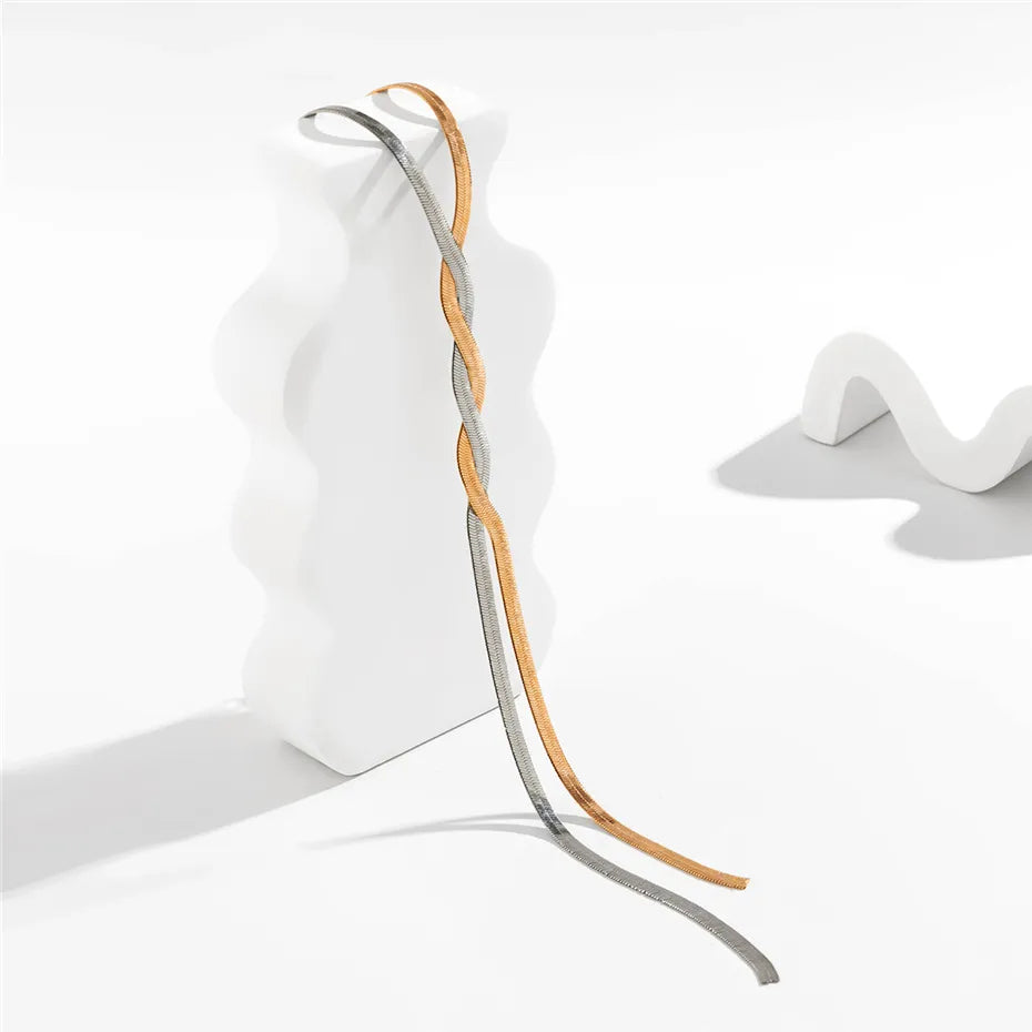 Elegancki długi naszyjnik