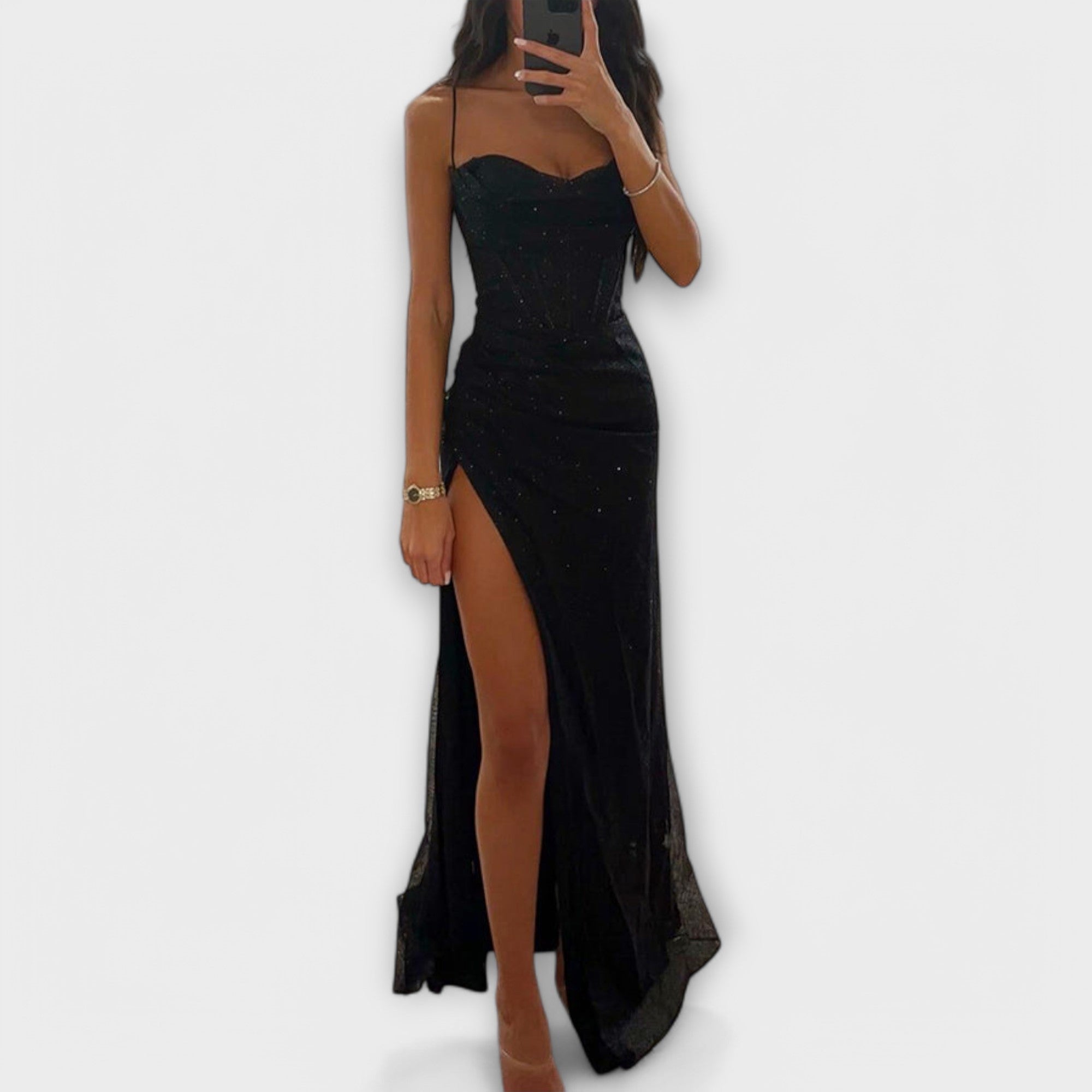 Elegancka Sukienka Wieczorowa Damska