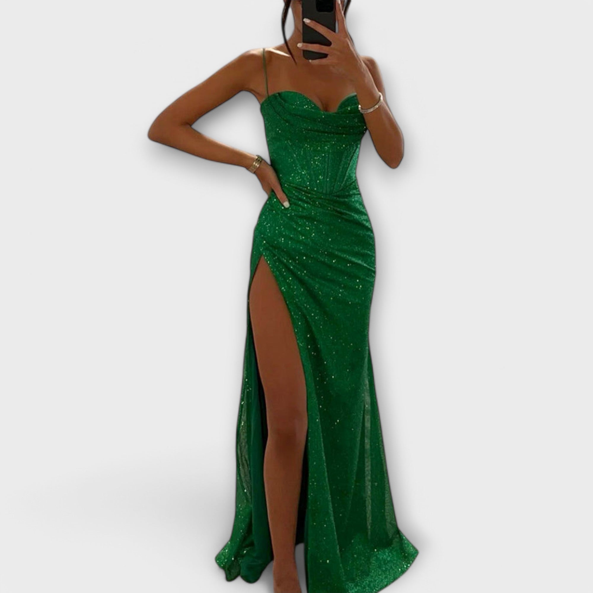 Elegancka Sukienka Wieczorowa Damska