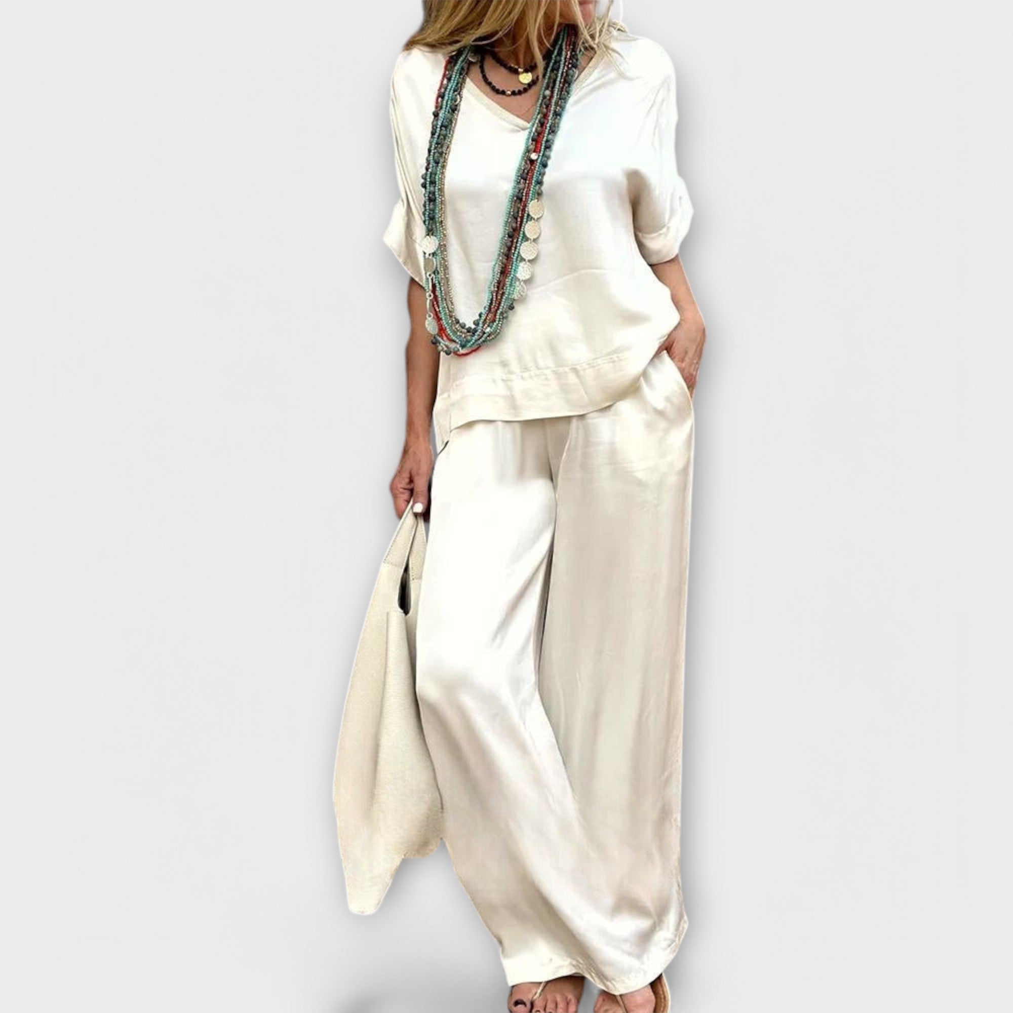 Komplet bluzki i spodni Hazel Elysian Elegance