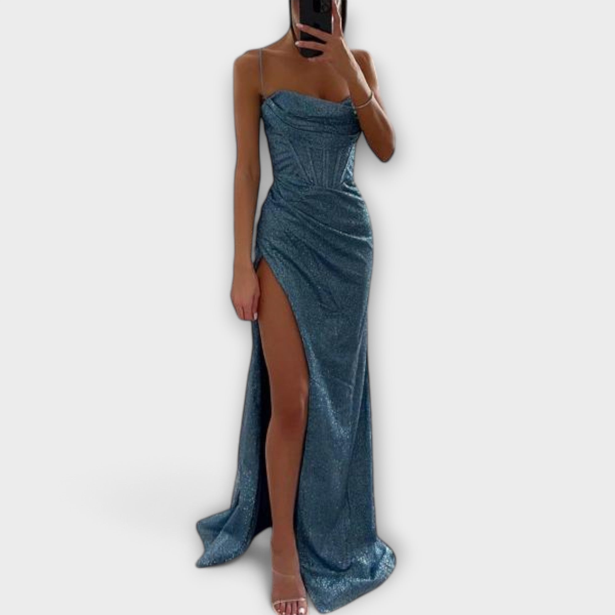 Elegancka Sukienka Wieczorowa Damska