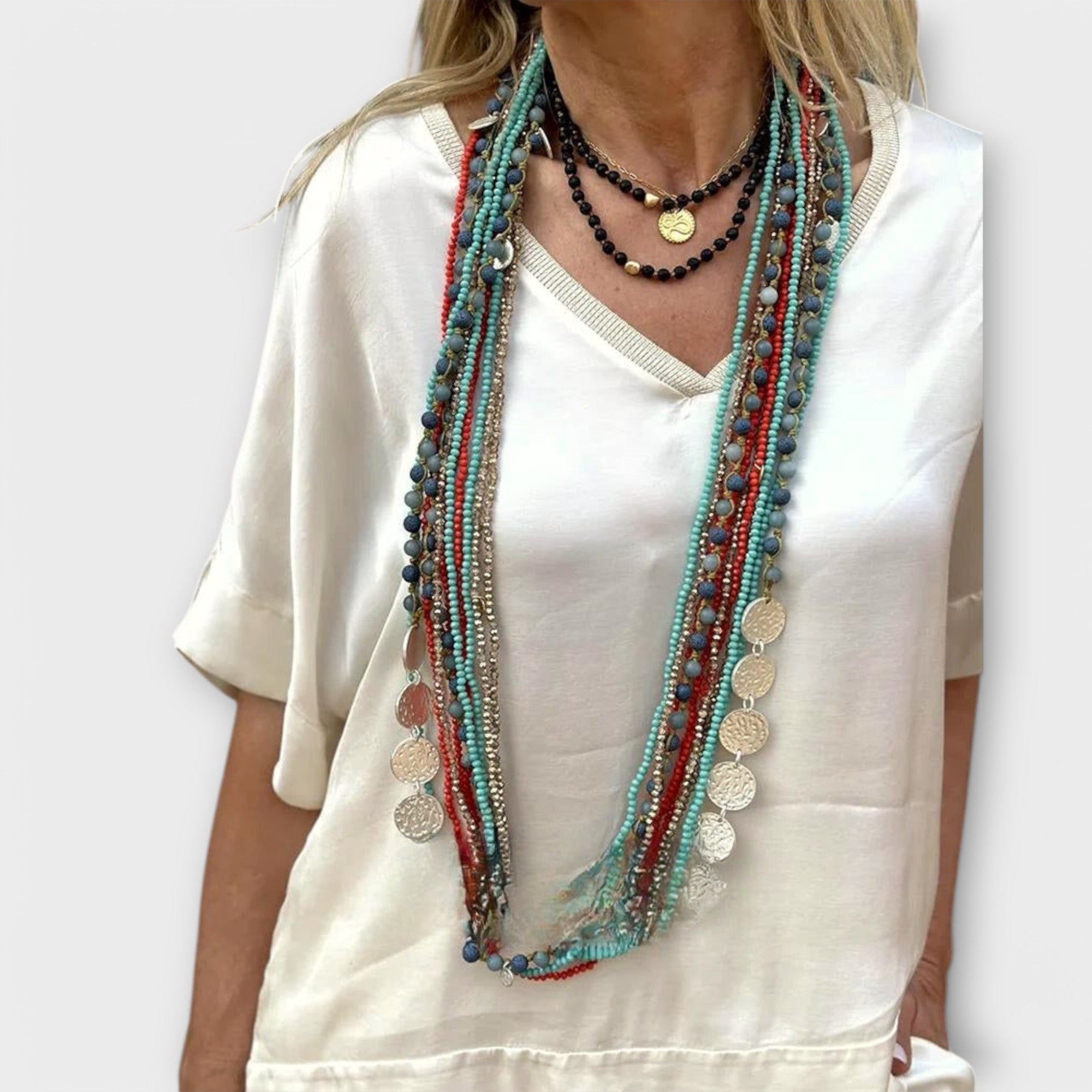 Komplet bluzki i spodni Hazel Elysian Elegance