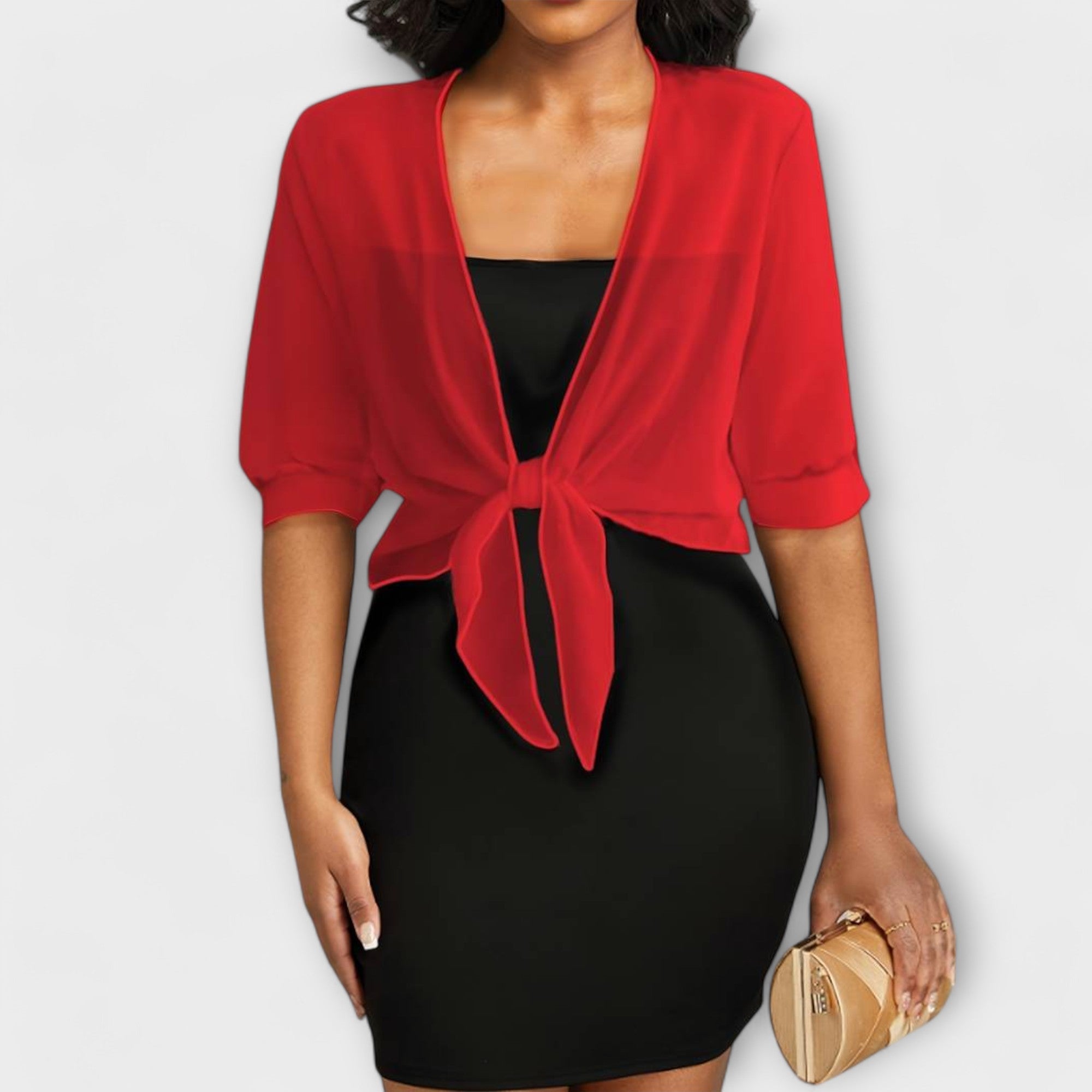 Olivia - Bluzka z otwartym przodem