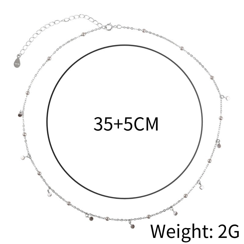 Srebrny naszyjnik Drip