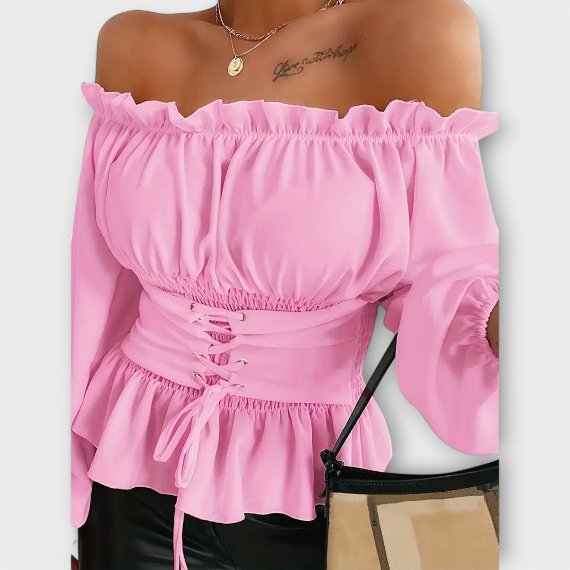 Amelia - Bluzka z falbankami