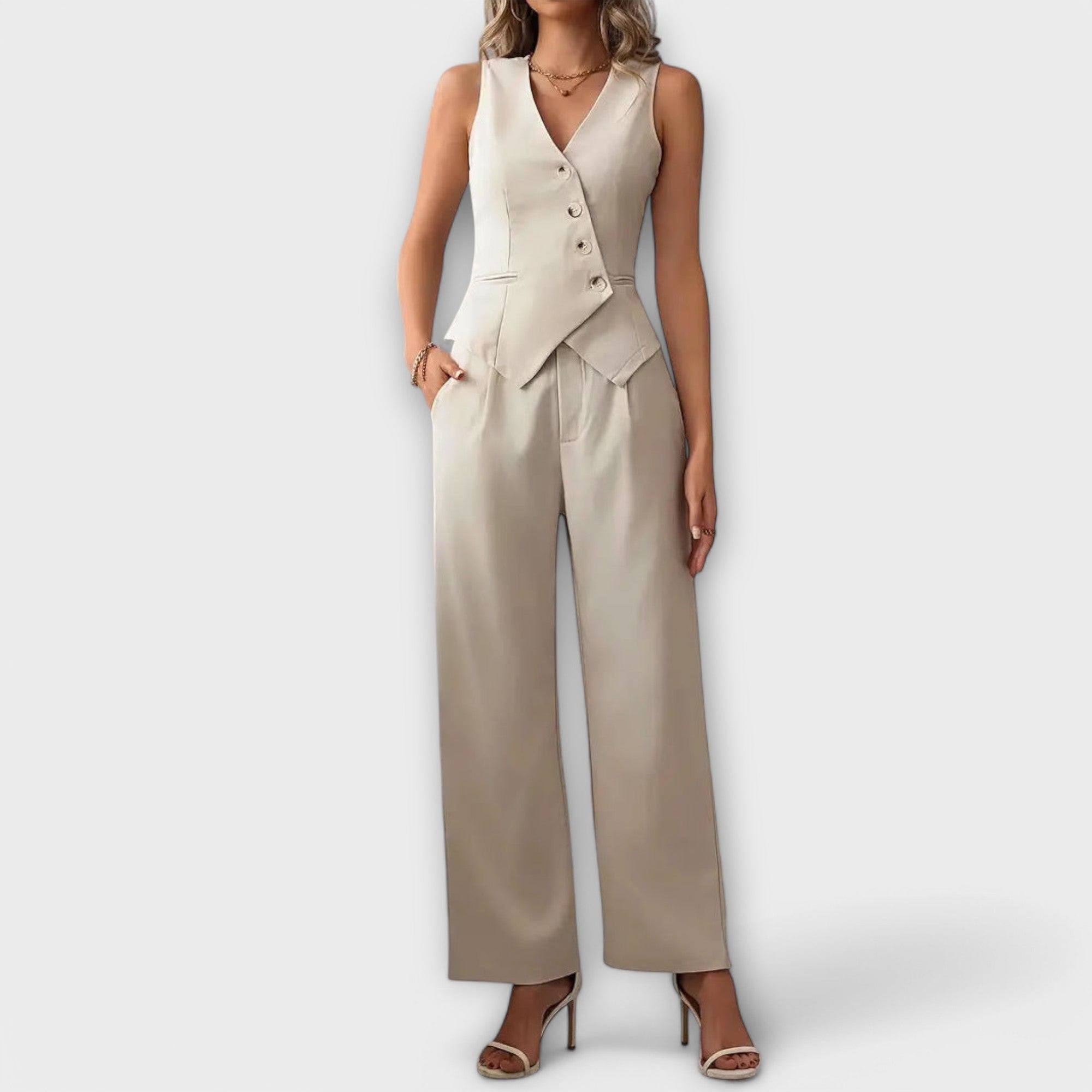 Bezrękawnik i Spodnie w Zestawie