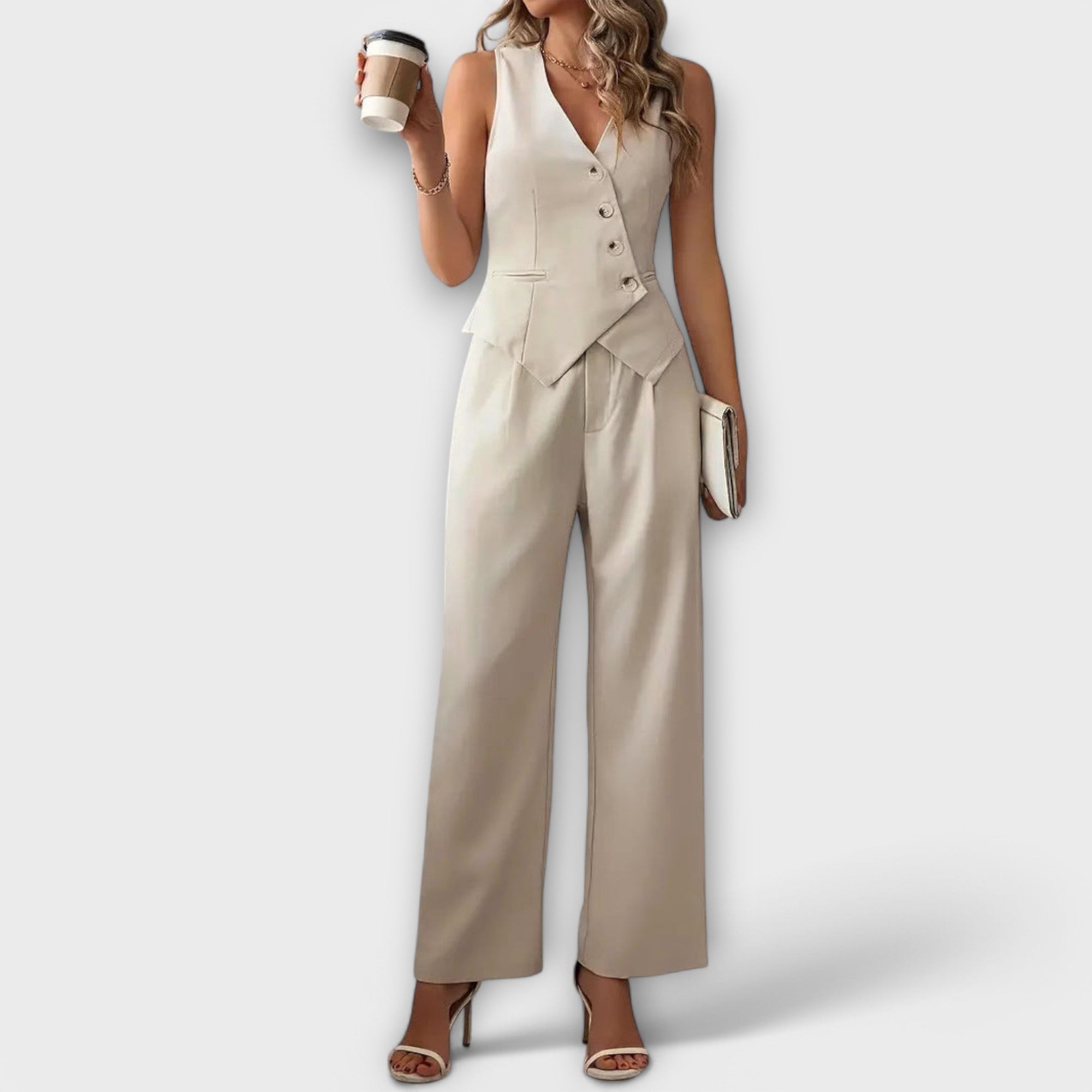 Bezrękawnik i Spodnie w Zestawie