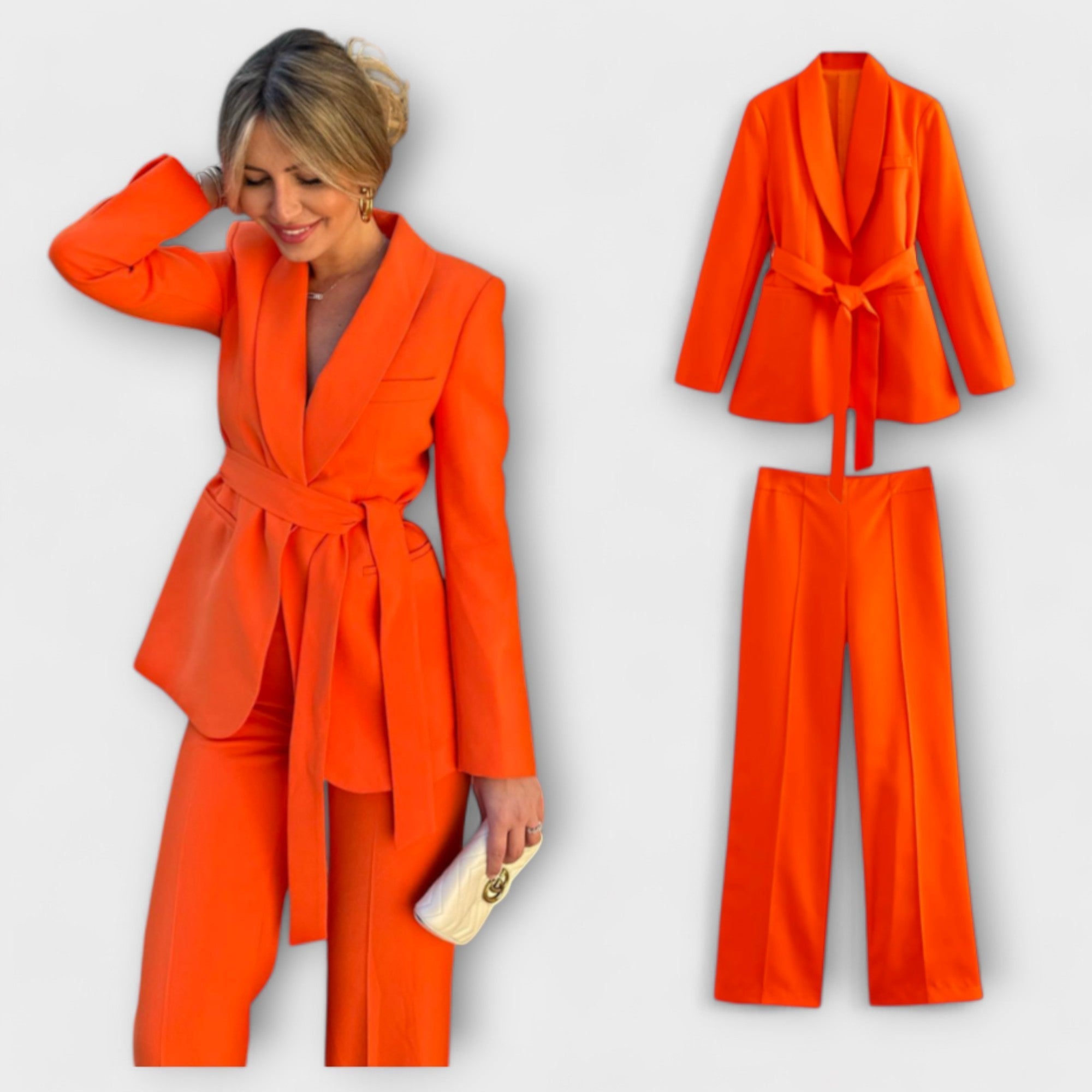 Stylowy 2-częściowy kombinezon