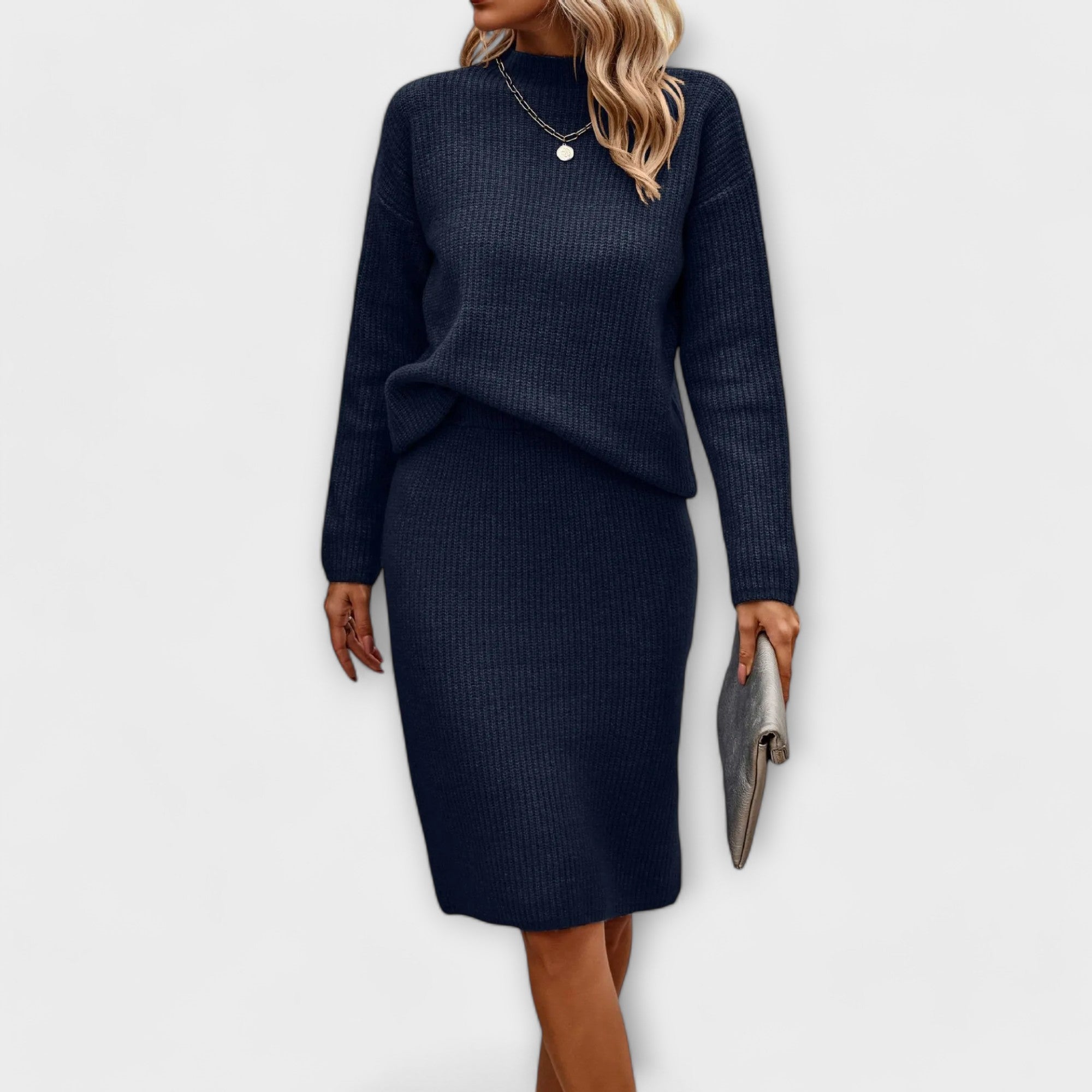 2-częściowy sweter i spódnica