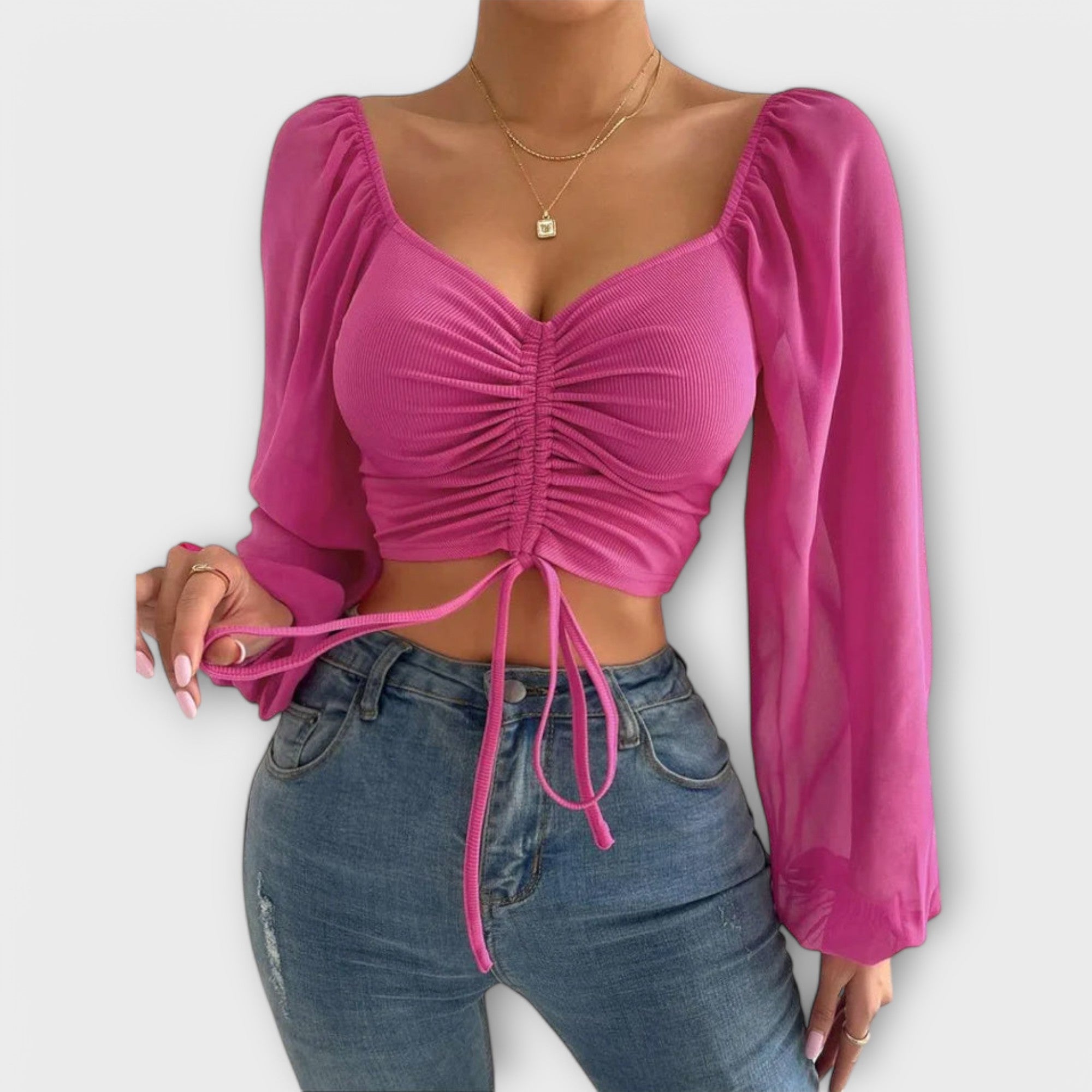 Jacqueline - Wszechstronna bluzka wieczorowa