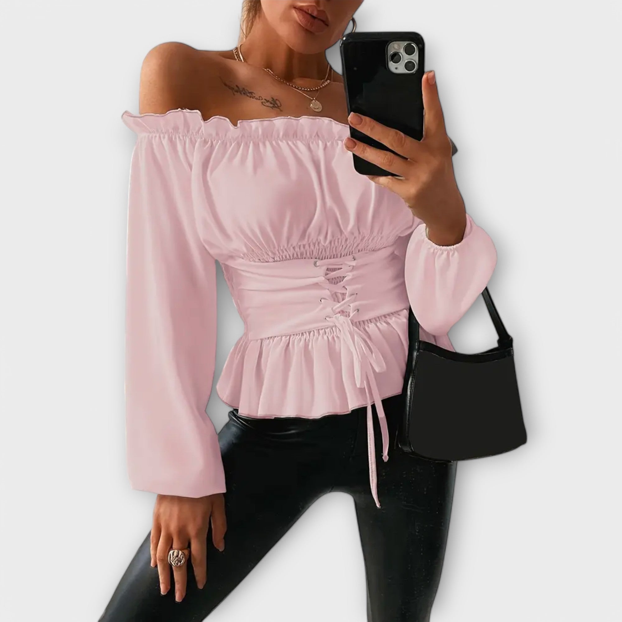 Amelia - Bluzka z falbankami