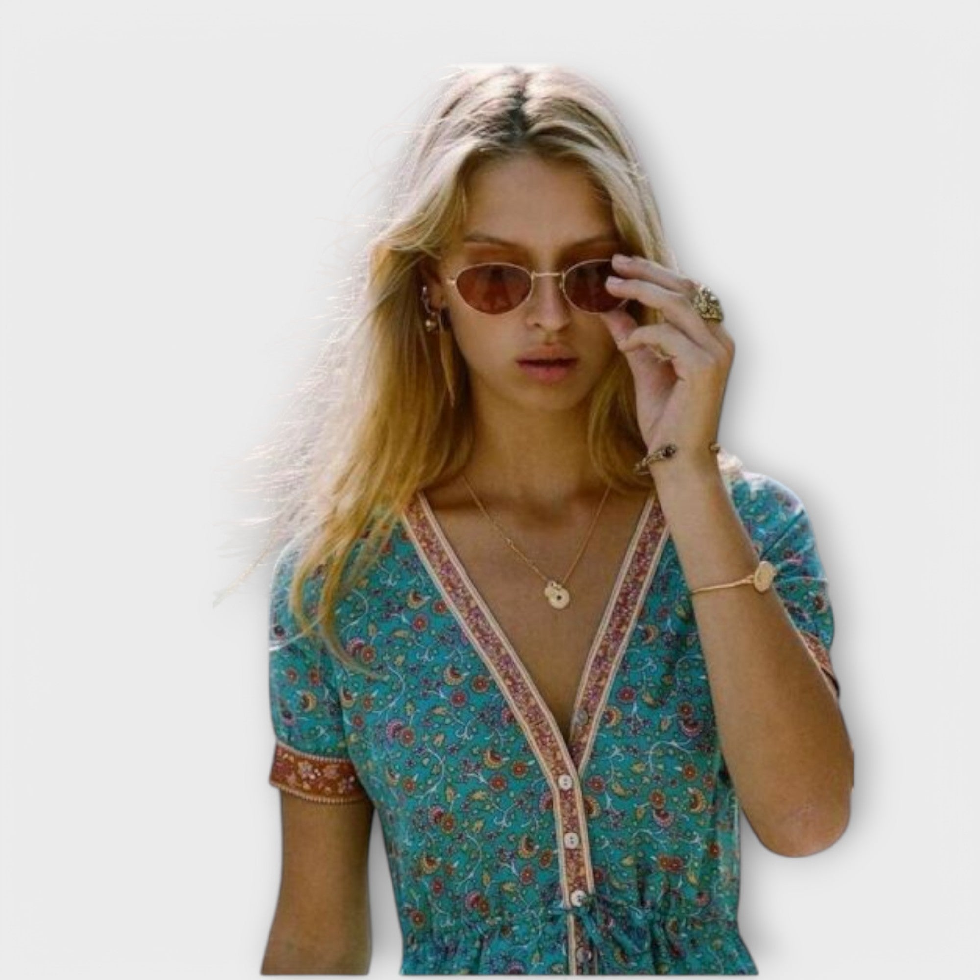 Ranya - Sukienka boho midi