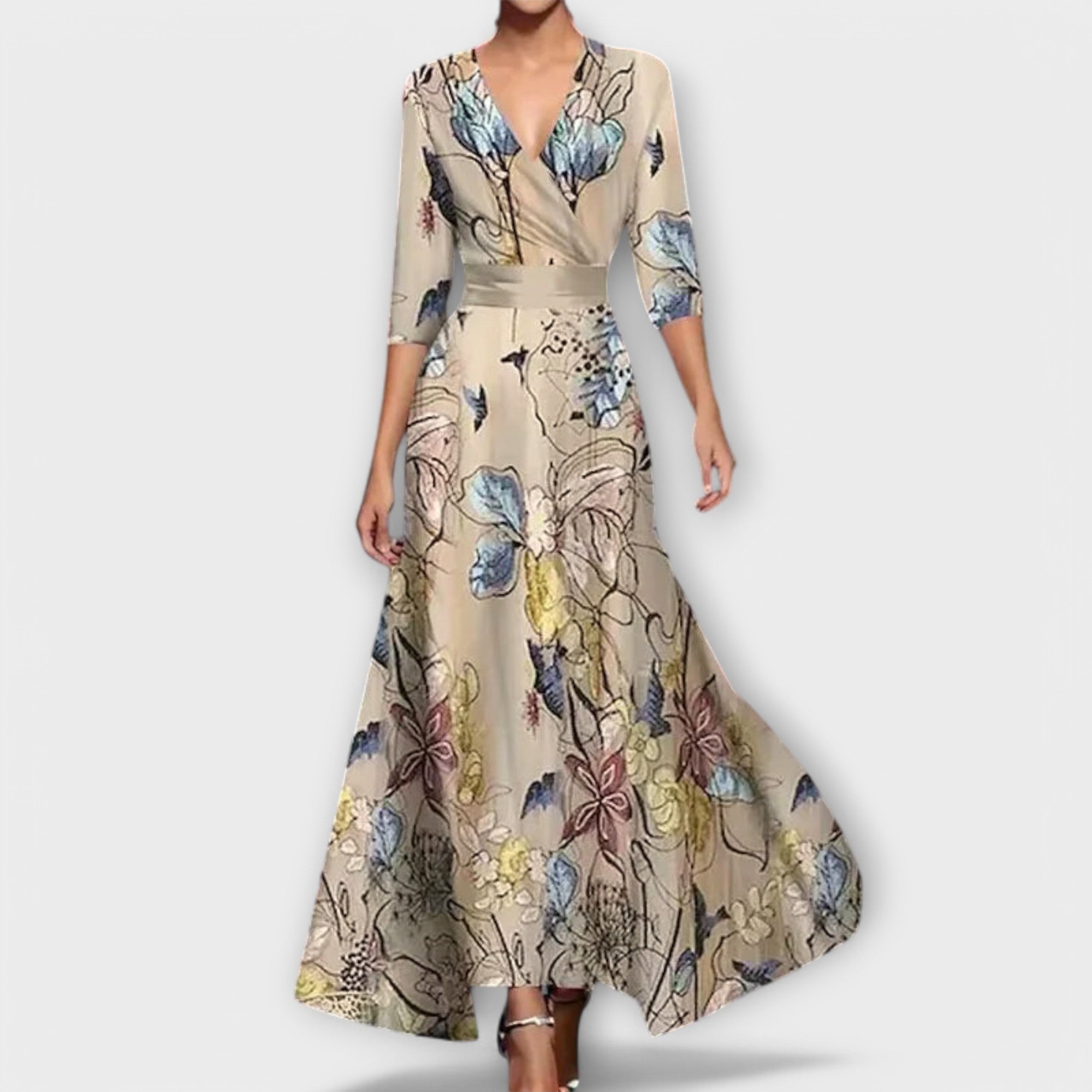 Alma - Elegancka sukienka damska z rękawami