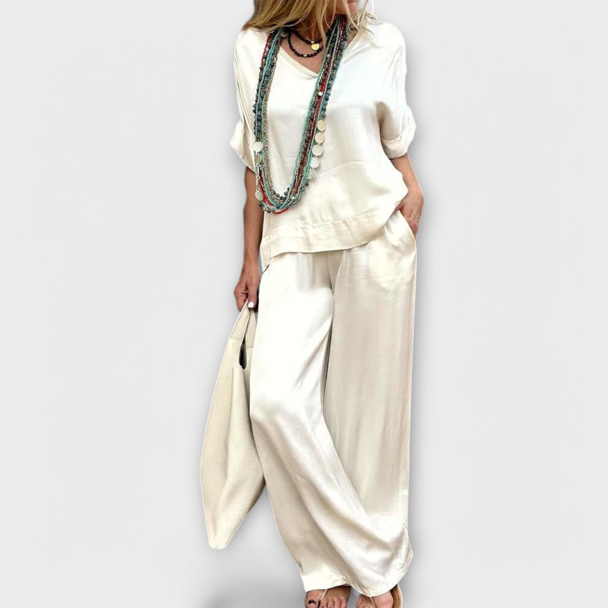 Komplet bluzki i spodni Hazel Elysian Elegance