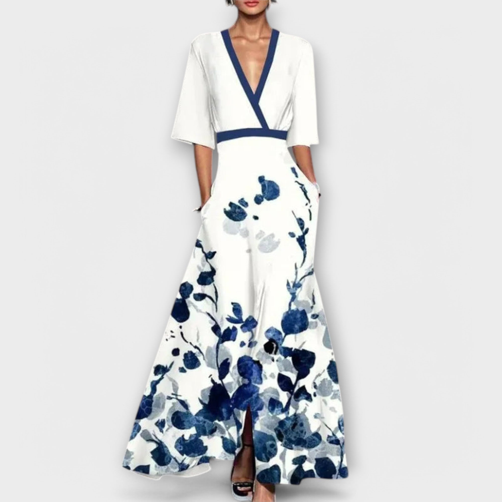 Alma - Elegancka sukienka damska z rękawami